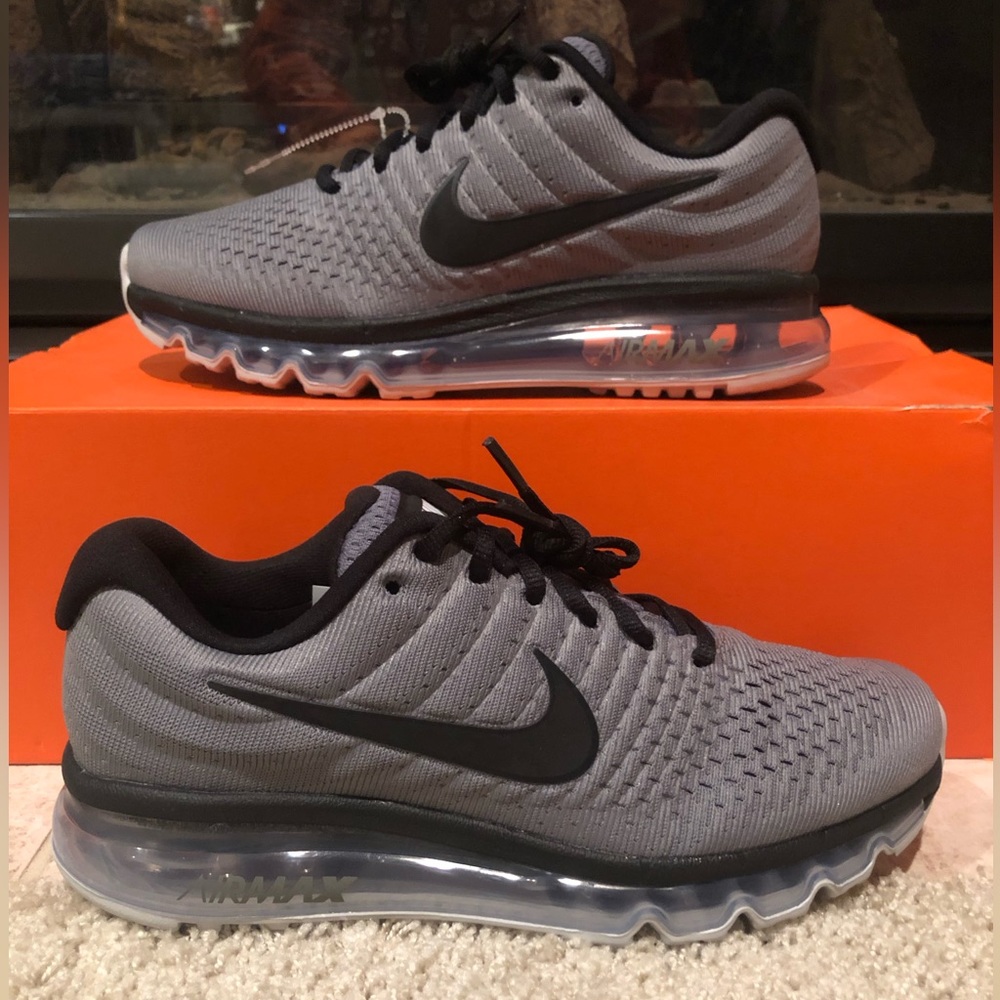 Size 7 - Nike Air Max 2017 Cool Grey - 849559-011 BRAND NEW🔥🔥 NO BOX